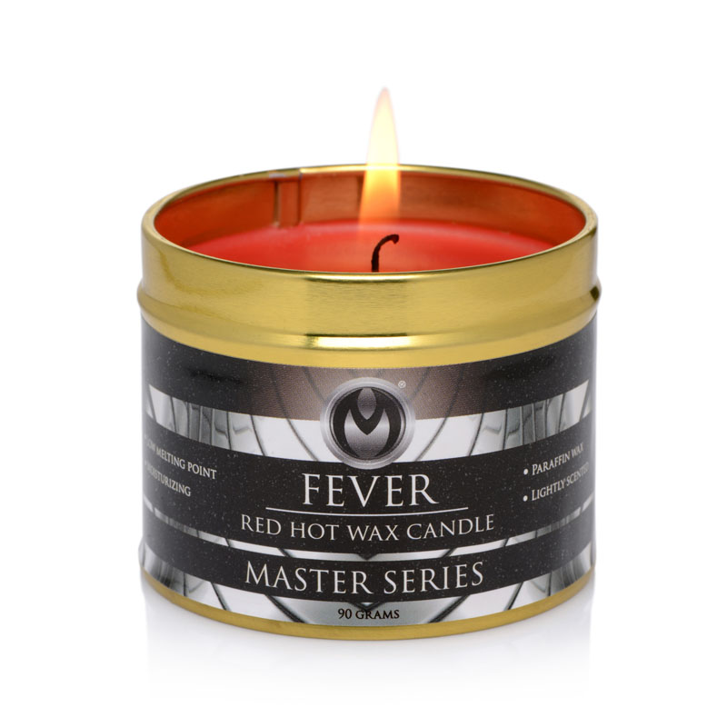 Master Series Fever Hot Wax Drip Candle - Red